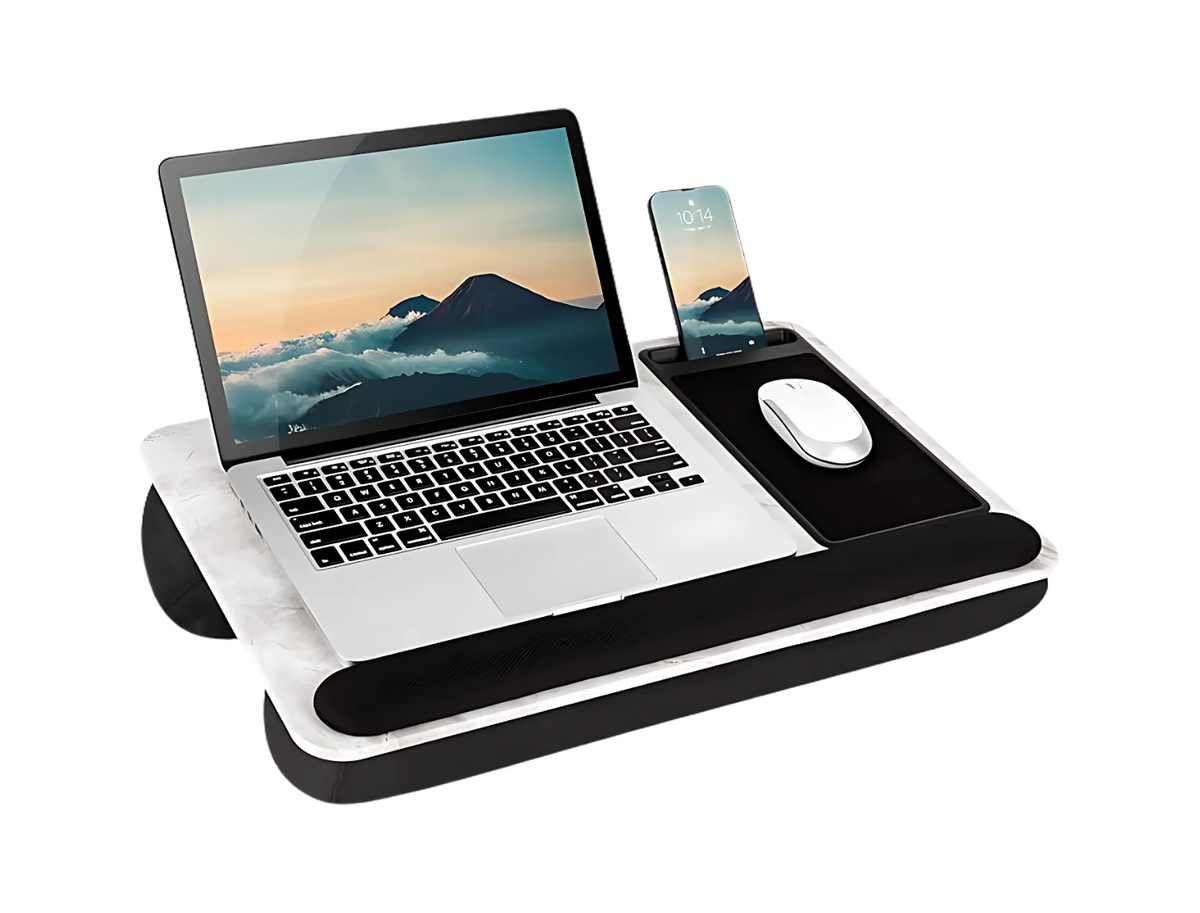 Lap Desk Marble white